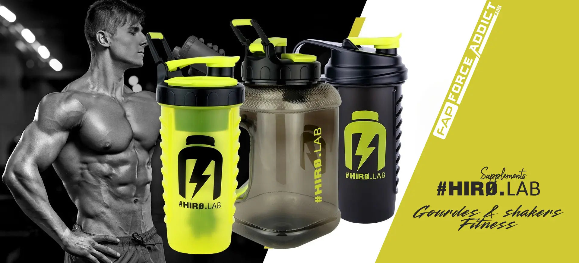 Hiro.Lab water bottles and shakers for fitness and bodybuilding