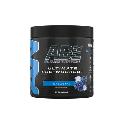 ABE Ultimate Pre-Workout 375g Applied Nutrition Icy Blue Raz - Booster pré-entraînement pour force et endurance