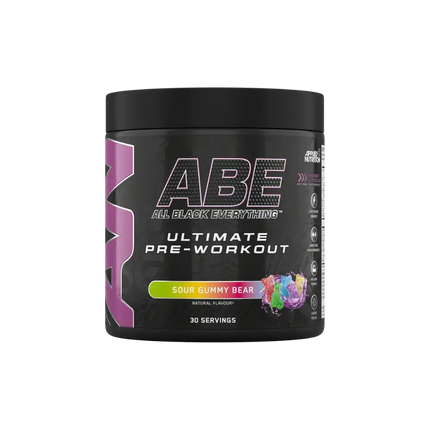ABE Ultimate Pre-Workout 375g Applied Nutrition Sour Gummy Bear - Booster de performance et récupération améliorée