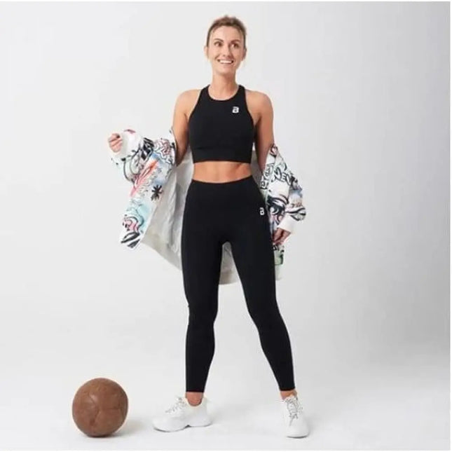 Brassière de sport CLARA Noir BIOTECHUSA