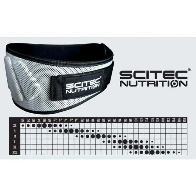 Tableau des Tailles Ceinture de Musculation Scitec Nutrition