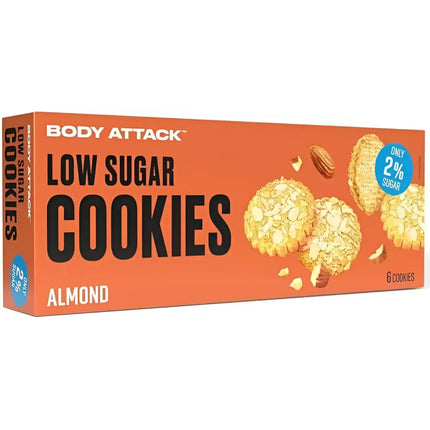 Paquet de cookies amande body attack  sports nutrition