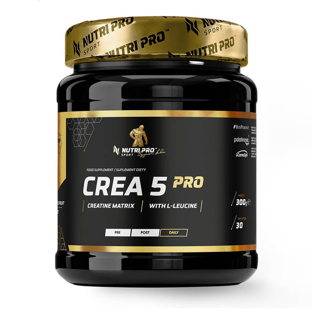 Pot de créatine 5 formes Crea 5 PRO Nutri Pro Sport, 300 g