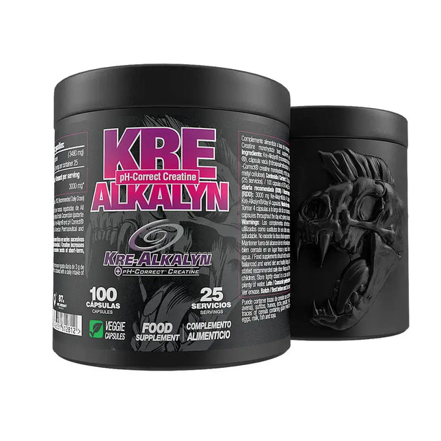 Conteneurs de créatine tamponnée Kreat-Alkalyn pour réduire la rétention d’eau et améliorer la performance