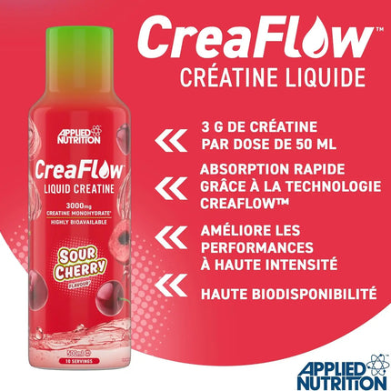Bienfaits de la créatine CreaFlow Sour Cherry – performances sportives et récupération

