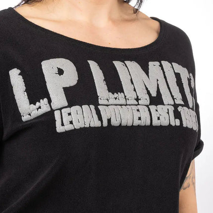 Crop Top LP Girls Stonewashed Towelling Legal Power