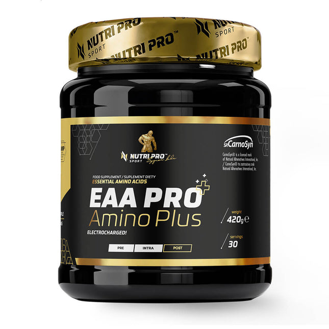 Pot d’acides aminés essentiels EAA PRO Amino Plus Nutri Pro Sport, 420 g