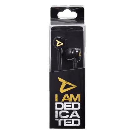 Boîte des écouteurs Dedicated – I AM DEDICATED, design sportif