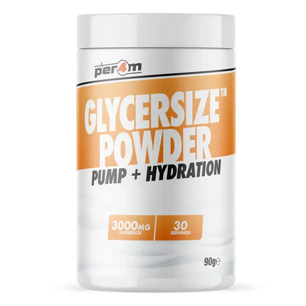 Per4m GlycerSize Powder Pump Hydration 90g complément glycérine pour congestion musculaire et hydratation