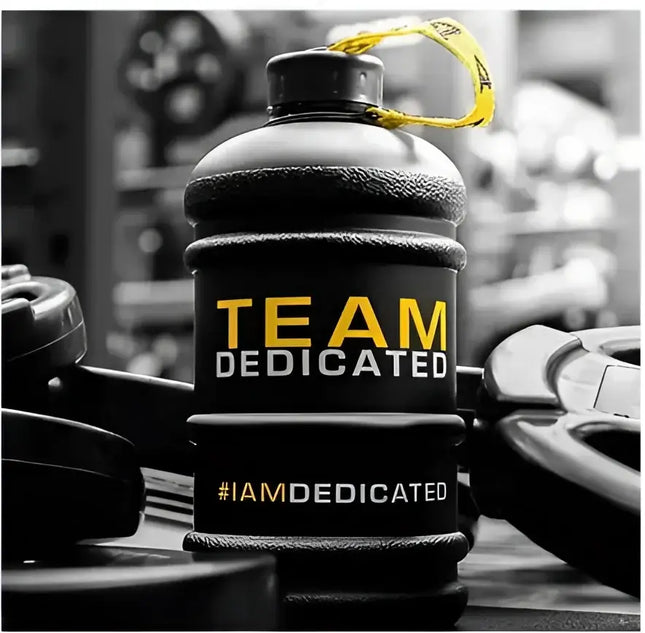 Bouteille de sport Dedicated Waterjug Matt Black – 2,2 litres, Team Dedicated