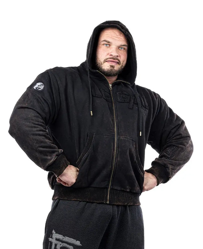 Heavy Zip Hoodie Devils 2.0 Stonewashed Ottomix Fleece Legal Power