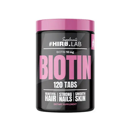 Biotin HIRO.LAB 10 mg, 120 comprimés, photo produit officielle