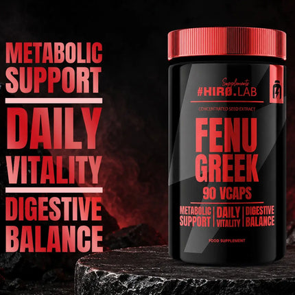 HIRO.LAB Fenugreek 400 mg 90 gélules végétales extrait de fenugrec