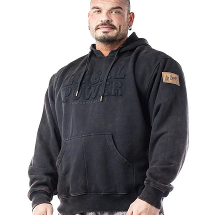 Hoodie Legal Power Stonewashed brushed inside Ottomix