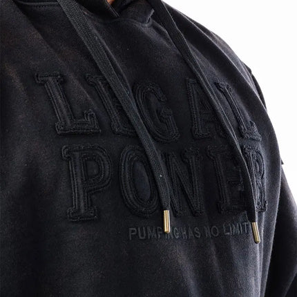 Hoodie Legal Power Stonewashed brushed inside Ottomix