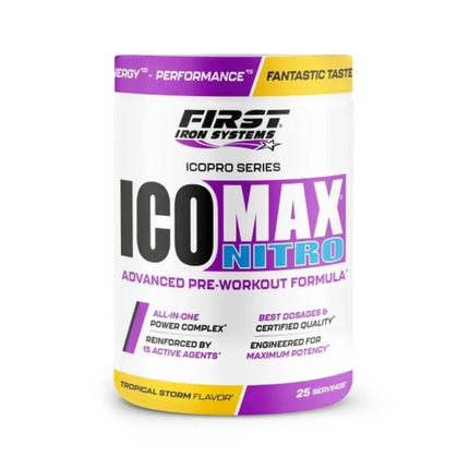 ICO MAX NITRO TROPICAL STORM 375g FIRST IRON SYSTEMS