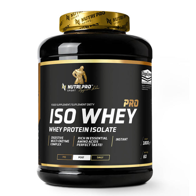 Pot de whey isolate Iso Whey PRO Nutri Pro Sport, 1,8 kg