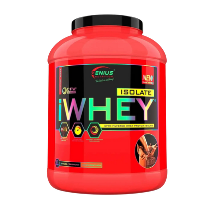 whey iwhey isolate protein Chocolat 2000g genius nutrition