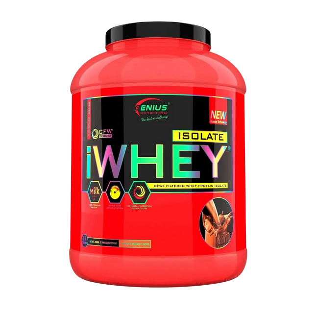 whey iwhey isolate protein Chocolat 2000g genius nutrition