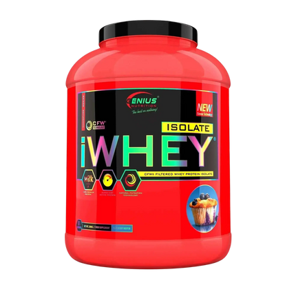 whey iwhey isolate protein Muffin aux myrtilles 2000g genius nutrition