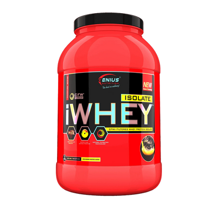 iwhey isolate protein banana 900g genius nutrition