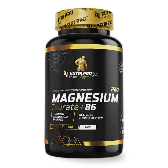 Flacon de taurate de magnésium + B6 Magnesium PRO Nutri Pro Sport, 60 gélules