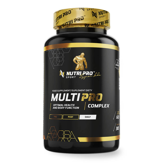 Flacon de multivitamines Multi PRO Nutri Pro Sport, 60 gélules