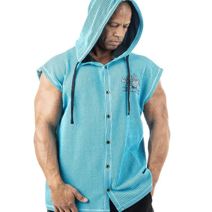 Neon Débardeur Sans Manches Oldschool Spikes Hoodie Boston Legal Power