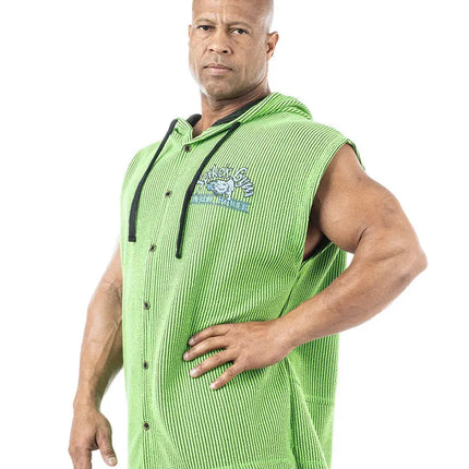 Neon Débardeur Sans Manches Oldschool Spikes Hoodie Boston Legal Power