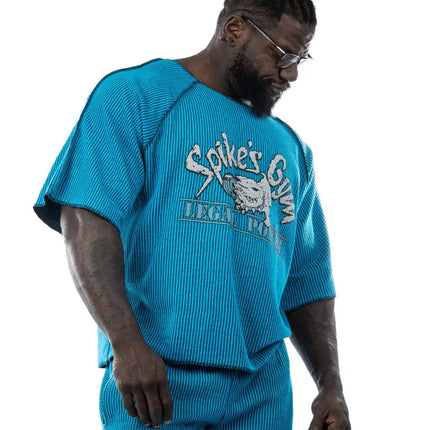 Neon Raglan Rag Top Oldschool Spikes Boston Legal Power