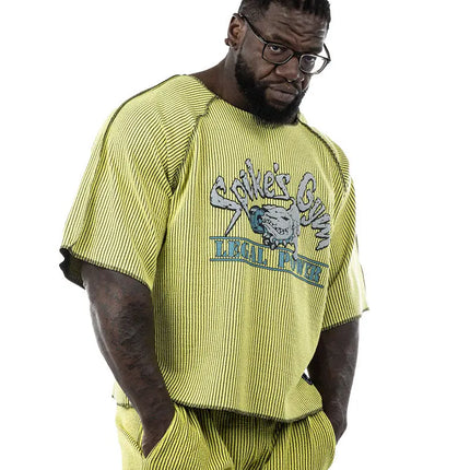 Neon Raglan Rag Top Oldschool Spikes Boston Legal Power