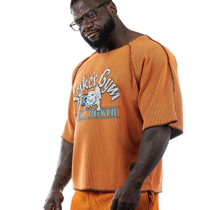 Neon Raglan Rag Top Oldschool Spikes Boston Legal Power