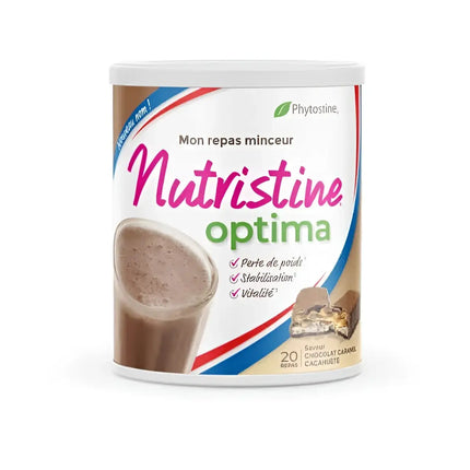 Nutristine Optima 800g - Chocolat Caramel Cacahuète