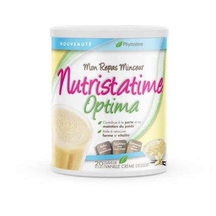 NUTRISTATIME OPTIMA 800g SAVEUR VANILLE CREME DESSERT | PHYTOSTINE - FORCE ADDICT PRO