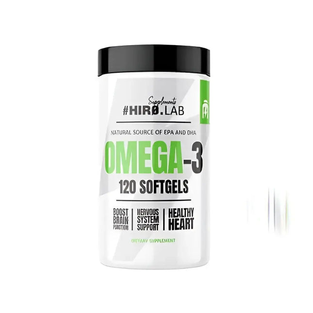 Oméga 3 Hiro Lab 120 gélules - Source naturelle d’EPA et DHA