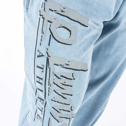 Pantalon Bodybuilding LP Limits Stonewashed Jersey Pique Legal Power
