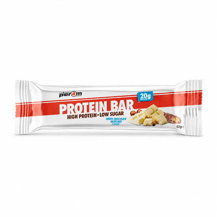 PER4M Protein Bar 62 g – White Chocolate Hazelnut