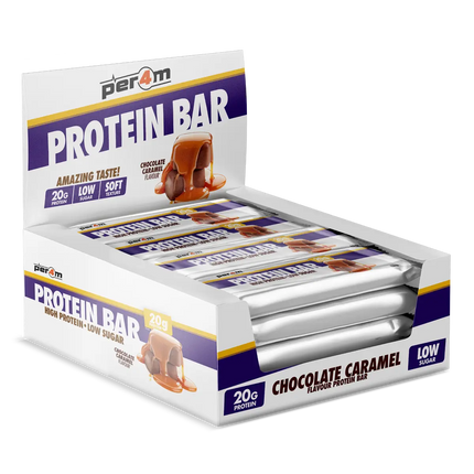 PER4M boîte de 12 barres – Chocolate Caramel