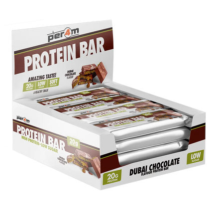 PER4M boîte de 12 barres – Dubai Chocolate