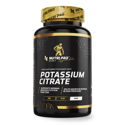 Flacon de citrate de potassium Nutri Pro Sport, 90 gélules
