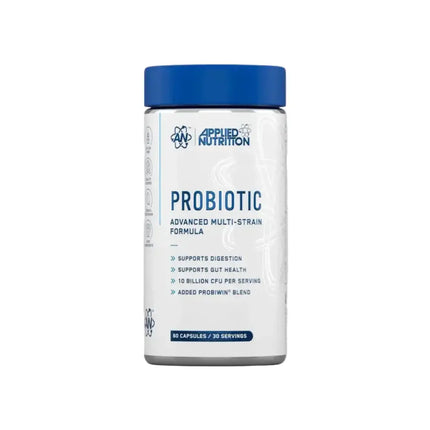 Probiotic Applied Nutrition – formule multisouches, 60 capsules et 30 portions