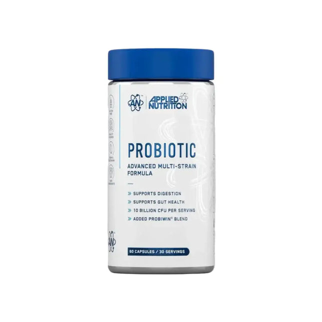 Probiotic Applied Nutrition – formule multisouches, 60 capsules et 30 portions