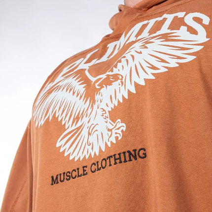Rag Top Eagle Hoodie Stonewashed Pique Jersey Legal Power