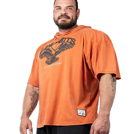 Rag Top Eagle Hoodie Stonewashed Pique Jersey Legal Power