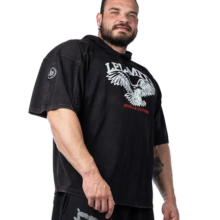 Rag Top Eagle Hoodie Stonewashed Pique Jersey Legal Power