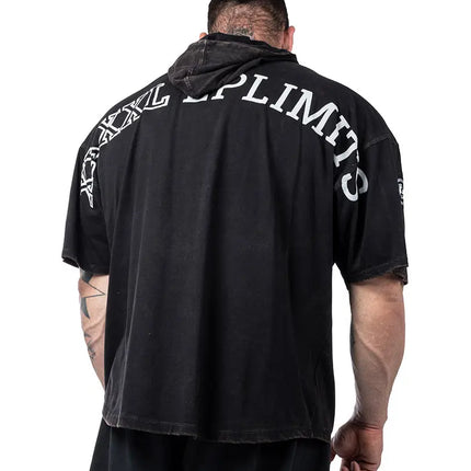 Rag Top Eagle Hoodie Stonewashed Pique Jersey Legal Power