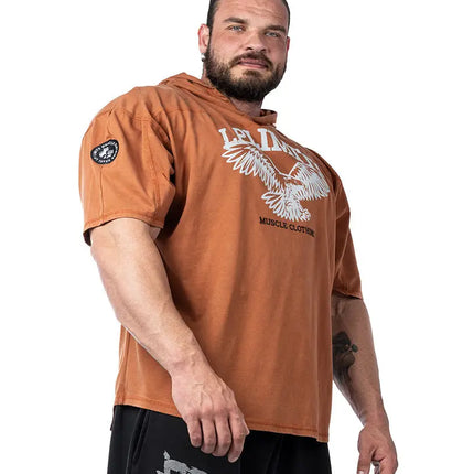 Rag Top Eagle Hoodie Stonewashed Pique Jersey Legal Power