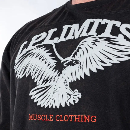 Rag Top Eagle Stonewashed Pique Jersey Legal Power