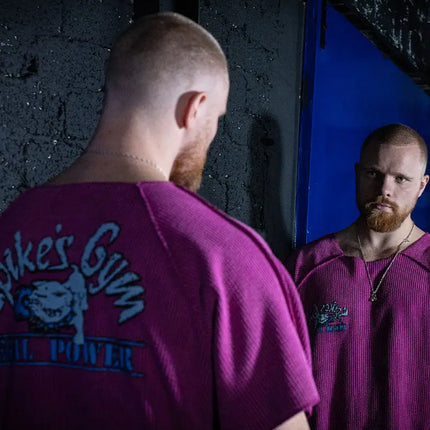 Rag Top Spikes Magenta Stonewashed Boston Legal Power