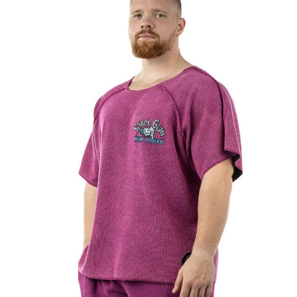Rag Top Spikes Magenta Stonewashed Boston Legal Power